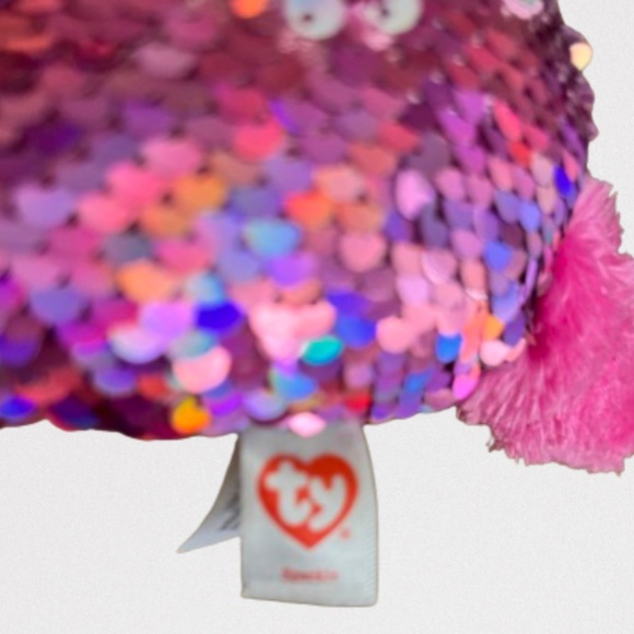 TY SPARKLE FLIPPABLE TALL toy SPARKLY SEQUIN UNICORN AUTHENTIC TY - Picture 4 of 6